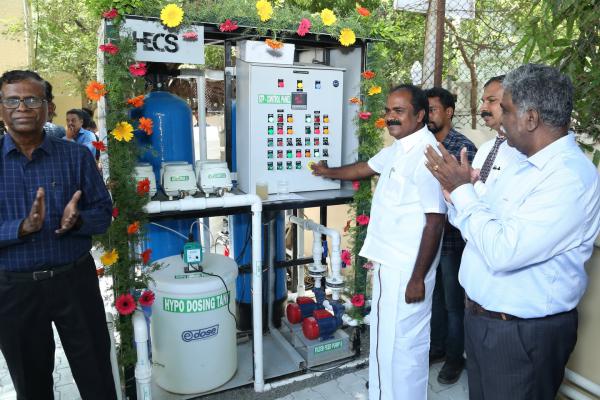 inaugurated a wastewater treatment and recycling system